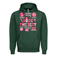 Sports Green rock the best Zipper Hoodie - JahusDesignShop