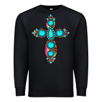 Black gemstone cross Premium Sweatshirt - JahusDesignShop