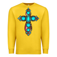 Lemon gemstone cross Premium Sweatshirt - JahusDesignShop