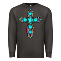 Smoke gemstone cross Premium Sweatshirt - JahusDesignShop