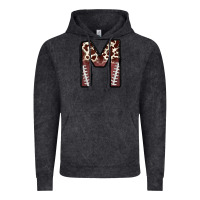 Name Footballcow Print Letter M Vintage Hoodie | Teevron