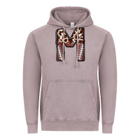 Vintage Zinc name footballcow print letter m Vintage Hoodie - CowhideDigitalArt