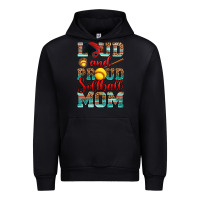 Black loud and proud softball mom Urban Hoodie - RanaPortraitStore