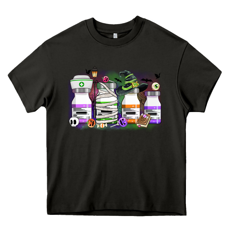 Nurse Medicine Bottles Heavy Core Tee by CowGirlArtShop | Teevron
