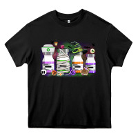 Black nurse medicine bottles Heavy Core Tee - CowGirlArtShop