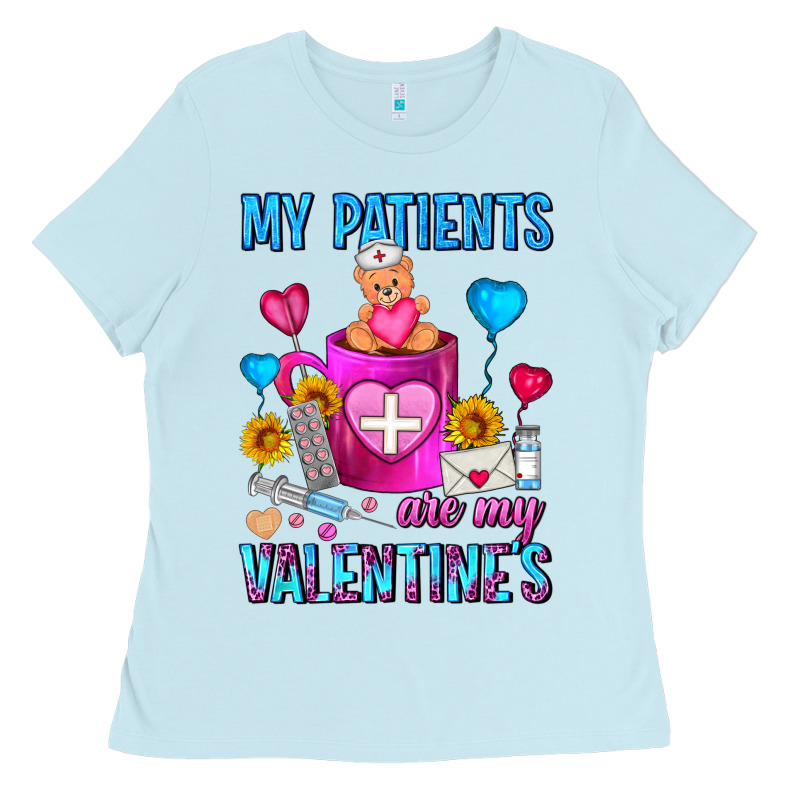 My Patients Are My Valentine Coffee Mug Ladies Tee by FaDigitalArtStudio | Teevron