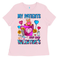 Bubblegum Pink My Patients Are My Valentine Coffee Mug Ladies Tee - FaDigitalArtStudio