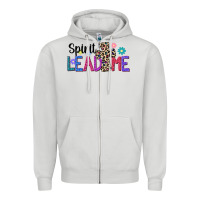 Dove Grey spirit lead me Zipper Hoodie - JahusDesignShop