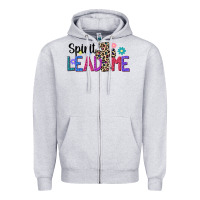 Heather Grey spirit lead me Zipper Hoodie - JahusDesignShop