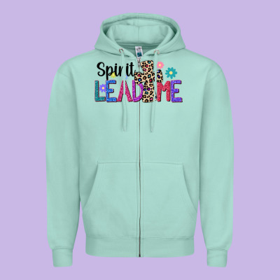 Spirit Lead Me Zipper Hoodie Designed By Jahusdesignshop
