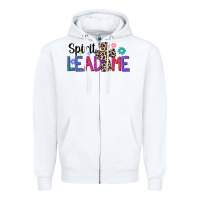 White spirit lead me Zipper Hoodie - JahusDesignShop