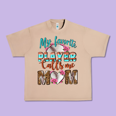 My Favorite Player Calls Me Mom Urban Heavy Tee Designed By Bundleandbundleshop