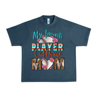 Midnight Navy My Favorite Player Calls Me Mom Urban Heavy Tee - BundleAndBundleShop