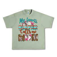 Oil Green My Favorite Player Calls Me Mom Urban Heavy Tee - BundleAndBundleShop