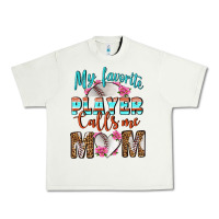 Pistachio My Favorite Player Calls Me Mom Urban Heavy Tee - BundleAndBundleShop