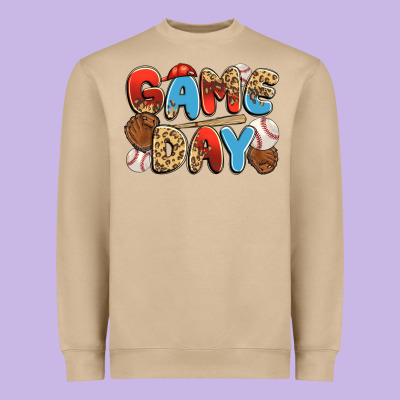 Game Day Baseball Heavyweight Sweatshirt Designed By Jahusdesignshop