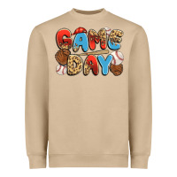 Mushroom game day baseball Heavyweight Sweatshirt - JahusDesignShop