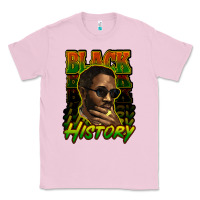 Bubblegum Pink Black history afro man Classic Tee - HowdyJamesFarm