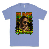 Colony Blue Black history afro man Classic Tee - HowdyJamesFarm