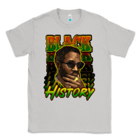 Moon Dust Black history afro man Classic Tee - HowdyJamesFarm