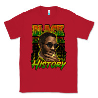 Red Black history afro man Classic Tee - HowdyJamesFarm