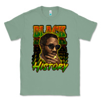 Sage Black history afro man Classic Tee - HowdyJamesFarm