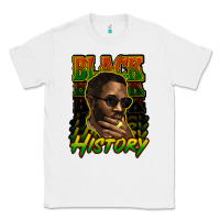 White Black history afro man Classic Tee - HowdyJamesFarm