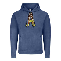 Vintage Denim softball alphabet a Vintage Hoodie - CowhideDigitalArt