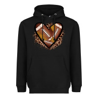 Black heart football Heavyweight Hoodie - JahusDesignShop
