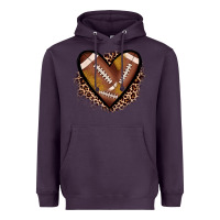 Plum heart football Heavyweight Hoodie - JahusDesignShop