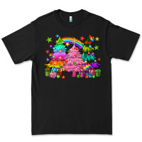Black pride christmas trees Premium Tee - HowdyJamesFarm