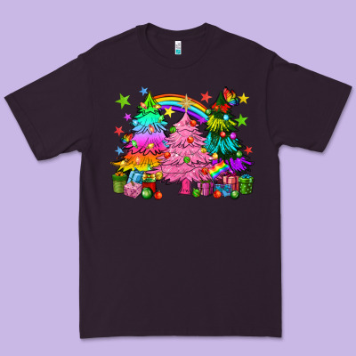 Pride Christmas Trees Premium Tee Designed By Howdyjamesfarm