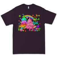 Plum pride christmas trees Premium Tee - HowdyJamesFarm