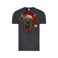 Vintage Black christmas bison Vintage Tee - RanaPortraitStore