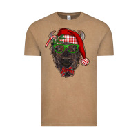 Vintage Coffee christmas bison Vintage Tee - RanaPortraitStore