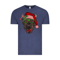 Vintage Denim christmas bison Vintage Tee - RanaPortraitStore