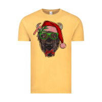 Vintage Mustard christmas bison Vintage Tee - RanaPortraitStore