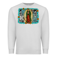 Dove Grey Gemstone our lady of Guadalupe Premium Sweatshirt - JahusDesignShop