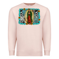 Pale Pink Gemstone our lady of Guadalupe Premium Sweatshirt - JahusDesignShop