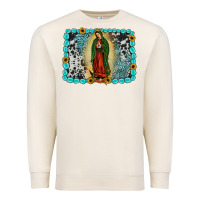 Sandshell Gemstone our lady of Guadalupe Premium Sweatshirt - JahusDesignShop