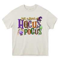 Cream just a bunch of hocus pocus Heavy Core Tee - CowGirlArtShop