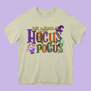 Just A Bunch Of Hocus Pocus Heavy Core Tee Designed By Cowgirlartshop