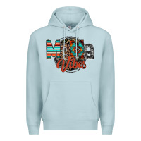 Blue Mist mama vibes Premium Hoodie - RacoonDesign