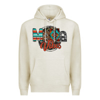 Oatmeal Heather mama vibes Premium Hoodie - RacoonDesign
