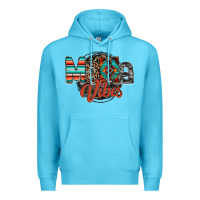 Ocean Blue mama vibes Premium Hoodie - RacoonDesign
