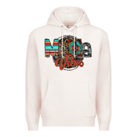 Pale Pink mama vibes Premium Hoodie - RacoonDesign