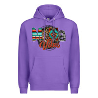 Purple mama vibes Premium Hoodie - RacoonDesign