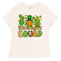 Bone St. Patrick's Shenanigans squad gnomies Ladies Tee - OliviaCreatesArt