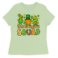 Matcha St. Patrick's Shenanigans squad gnomies Ladies Tee - OliviaCreatesArt