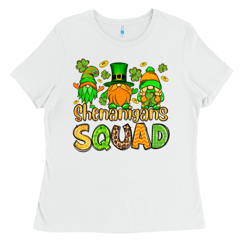 St. Patrick's Shenanigans Squad Gnomies Ladies Tee by OliviaCreatesArt | Teevron